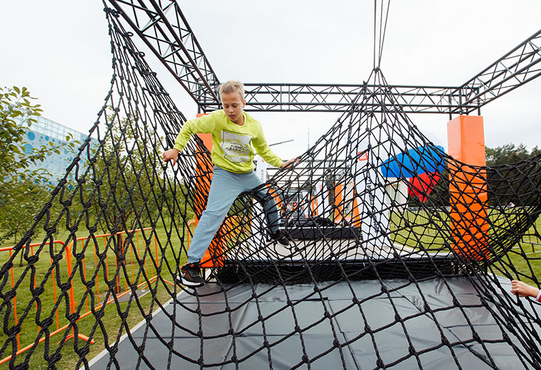 Сетчатый скалодром – 6 м.