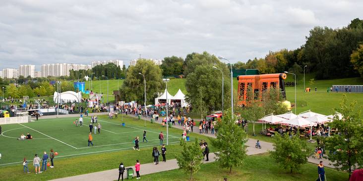 Районный праздник в Марьино